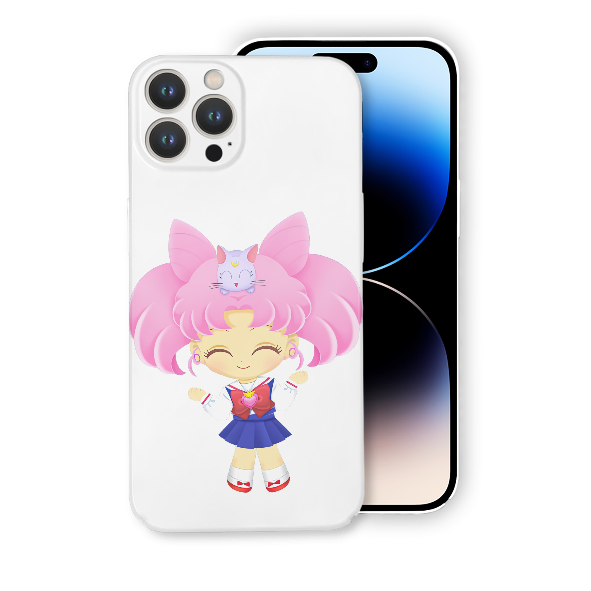（画像用） 美少女戦士セーラームーン ちびうさ Sailor Moon Chibiusa Tsukino Usagi Small Lady Serenity 【iPhone 14シリーズ対応】ハードケース